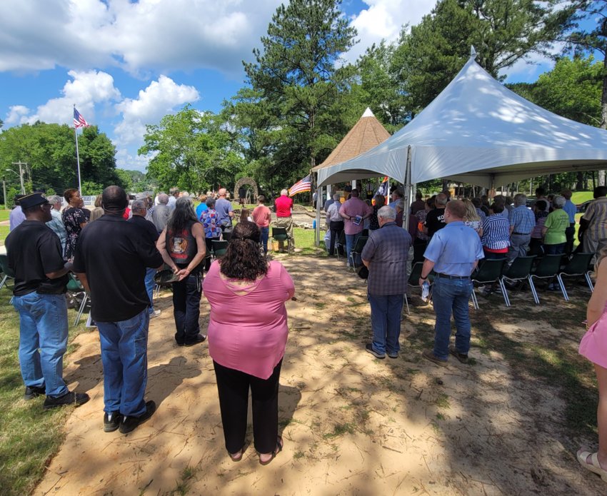 Neshoba County residents gathered on Memorial Day Monday to remember military service members who have lost their lives in the line of duty. The names of 102 Neshoba County veterans who died serving the country were read and recognized.